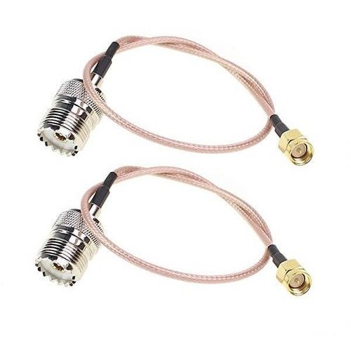 SMA SO239 Cable RG316 15CM With SMA Male To UHF Female 2pcs