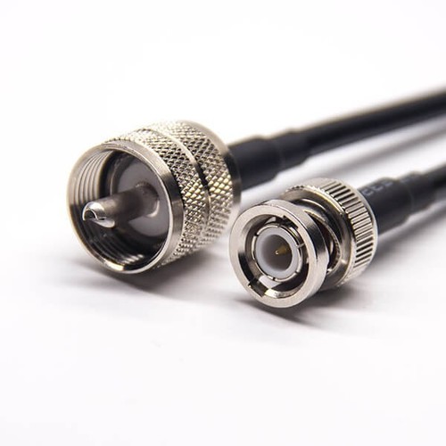 BNC Cable Male Straight To UHF Straight Male RF Coaxial Cable With RG223 RG58