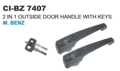 2 in 1 Outside Door Handle with keys M benz