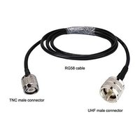 TNC Connector RG58 Coaxial Cable Assembly 50CM To PL259 UHF Connector For Wireless Antenna