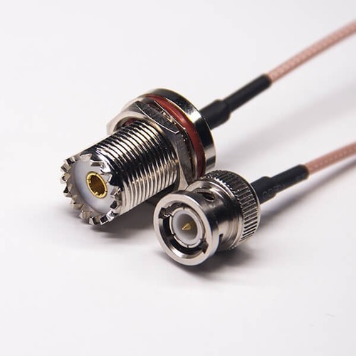 UHF Connector Straight Male To SMA Straight RP Male Coaxial Cable With RG223 RG58