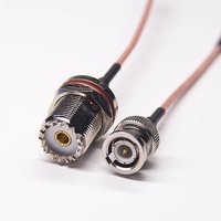 UHF Connector Straight Male To SMA Straight RP Male Coaxial Cable With RG223 RG58