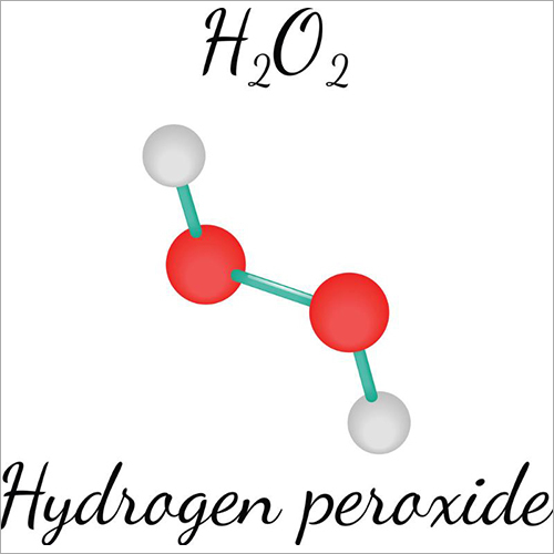 Hydrogen Peroxide Molecule Vector H2O2