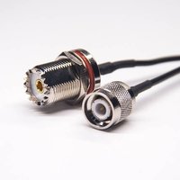 UHF Straight Female To TNC Straight Male RF Coaxial Cable RG174