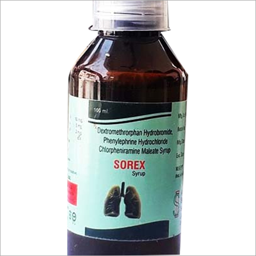 100 ml Dextromethorphan Hydrobromide Phenylephrine Hydrochloride Chlorpheniramine Maleate Syrup