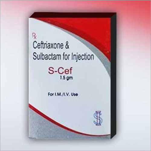 1.5 gm Ceftriaxone And Sulbactam For Injection