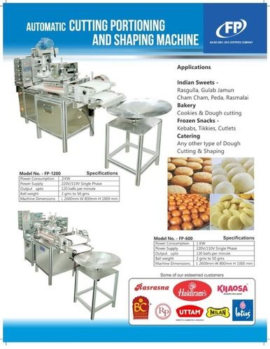 Silver Rasgulla Making Machine