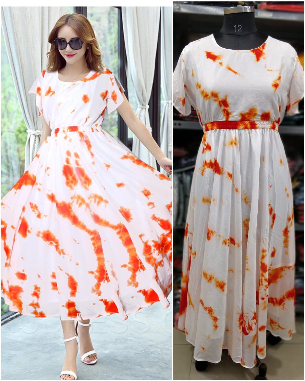 Floral Printed Long Kurti
