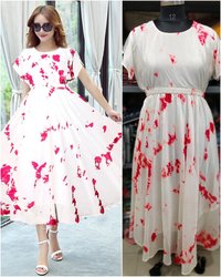 Floral Printed Long Kurti