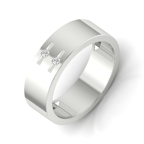 Two Stone Solitaire Ring Gender: Men