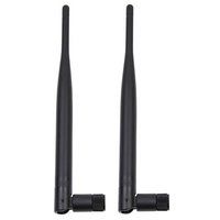 3dBi 2.4GHz 5.8GHz Dual Band WiFi RP-SMA Antenna+2 X 35cm U.Fl/IPEX Cable