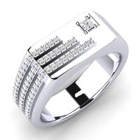 Party Mens Silver Rings