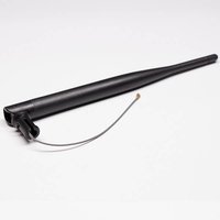 External WIFI Antenna 5dbi 2.4Ghz Black Wireless With IPEX Coax Cable