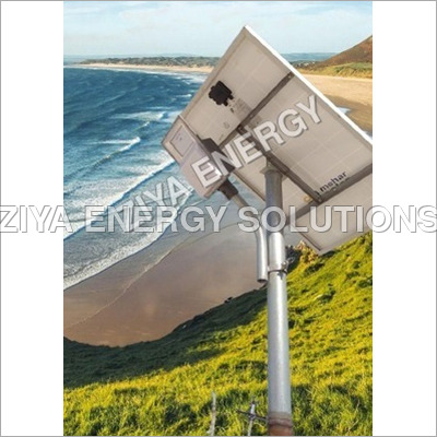 24 Watts Solar Lighting System, Panel & Pole
