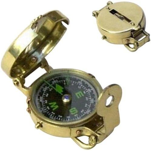 Brass Military Compass Outdoor Camping Gear