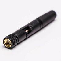 Wifi Antenna SMA Connector Male Rotatable Black External Antenna 2.4G