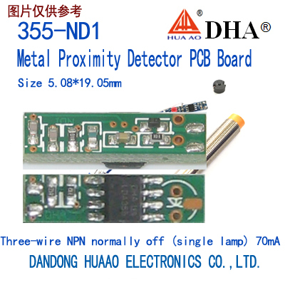 355-ND1 Metal Proximity Detector PCB Board
