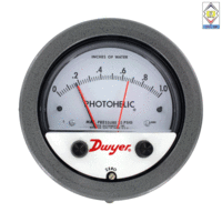 Dwyer A3000-150CM Photohelic Pressure Switch Gauge Range 0-150 cm w.c