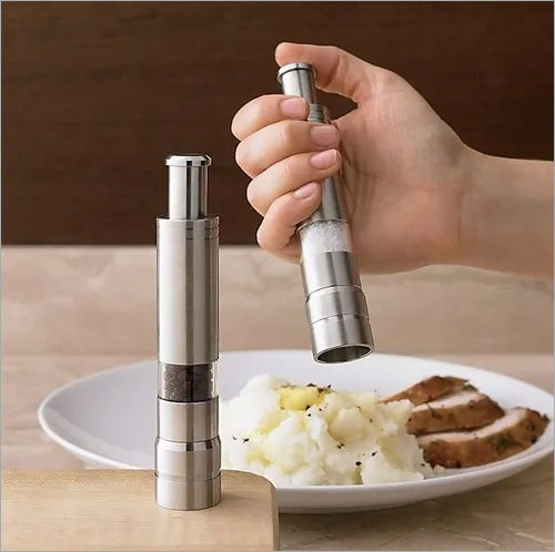 Mirror & Matt Finsih Pepper Mill Grinder Ss