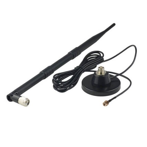 9dbi 700-2600mhz 4g LTE Antenna SMA Male Magnetic Base With Extension Cable 3m