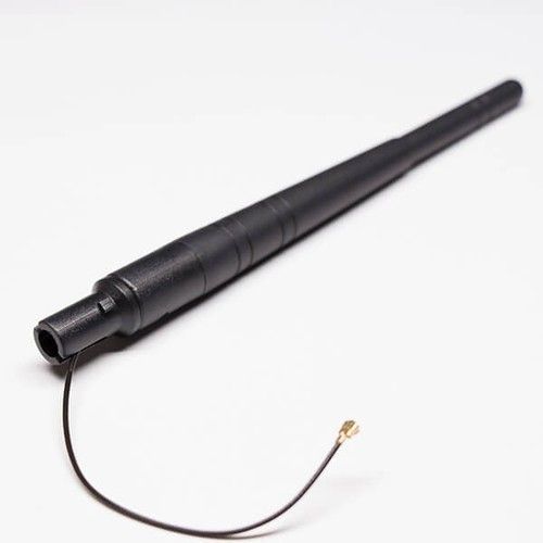 High Gain GSM Omni Antenna 3Dbi Outdoor Black Wireless With IPEX Coax Cable