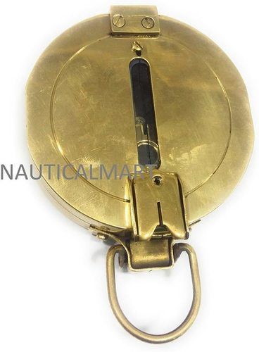 Nautical Nauticalmart 3" Solid Brass Military Compass