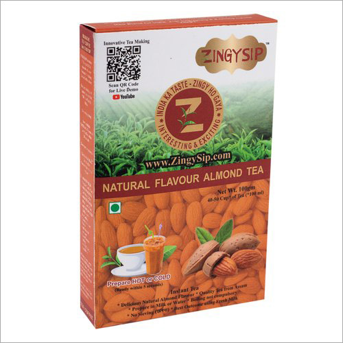 Zingysip Natural Almond Tea