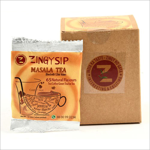 Natural Masala Tea Sachet By ZINGYSIP - 100+ NATURAL TEA & COFFEE