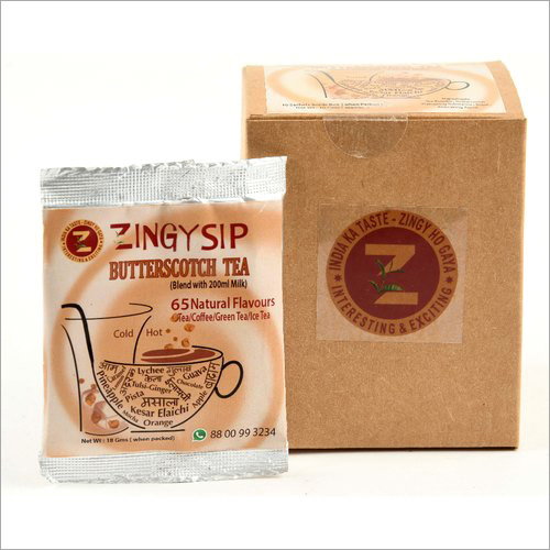 Zingysip Butterscotch Tea ( For Milk )