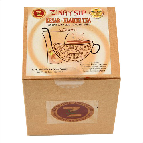 Zingysip Kesar-Elaichi Tea ( For Milk )