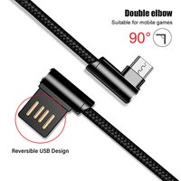 pTron Solero 2.4A 90-degree 1.2meter Micro USB Charging Cable