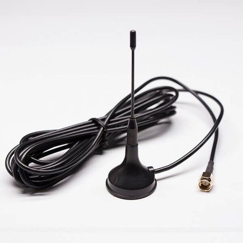 WIFI Antenna Cable SMA Male 3G Sucker Antenna With Black Coax Cable RG174