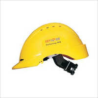 Construction Safety Helmet - Pp Material , Yellow Color, Adjustable Chin Strap, Heat Resistant, Designed For Impact Protection And Comfort