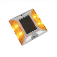 Solar Road Stud - Color: Yellow And Silver
