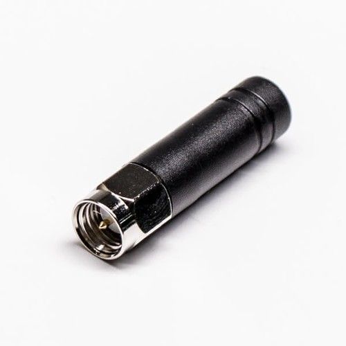 2.4G Antenna Small Pepper Module Straight SMA Male Black With Nickel Plating