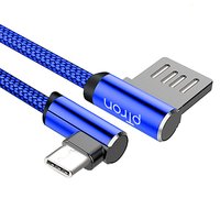 pTron Solero Type-C 2.4A Charging Cable 1.2m Nylon Braided USB Cable