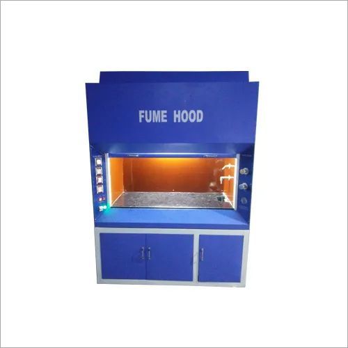 FUME HOOD (WOODEN) HEAVY DUTYMOTOR & Work Area Covered with s. steel  Chamber SS 304 GRADE