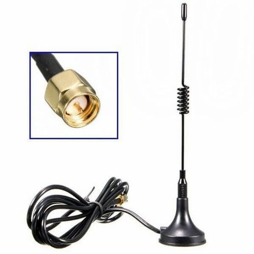 433 MHz Dipole Antenna 3dBi Long Range SMA Male Magnetic Base Antenna