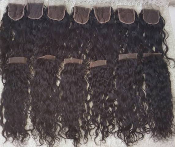 4x4 Swiss lace Transparent Curly Closure