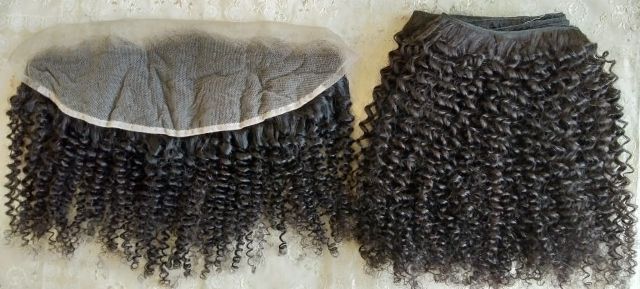 Processed Steam Kinky Curly Human Hair