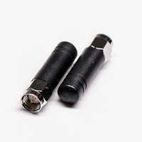 2.4G Antenna Small Pepper Module Straight SMA Male Black With Nickel Plating