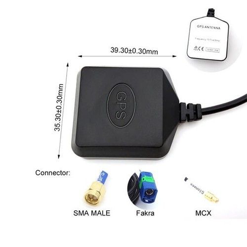 GPS Active Antenna Passive GPS GSM Antenna Fakra SMA MCX With RG174 Cable 1M