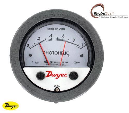 Dwyer A3000-20KPA Photohelic Pressure Switch Gauge Range