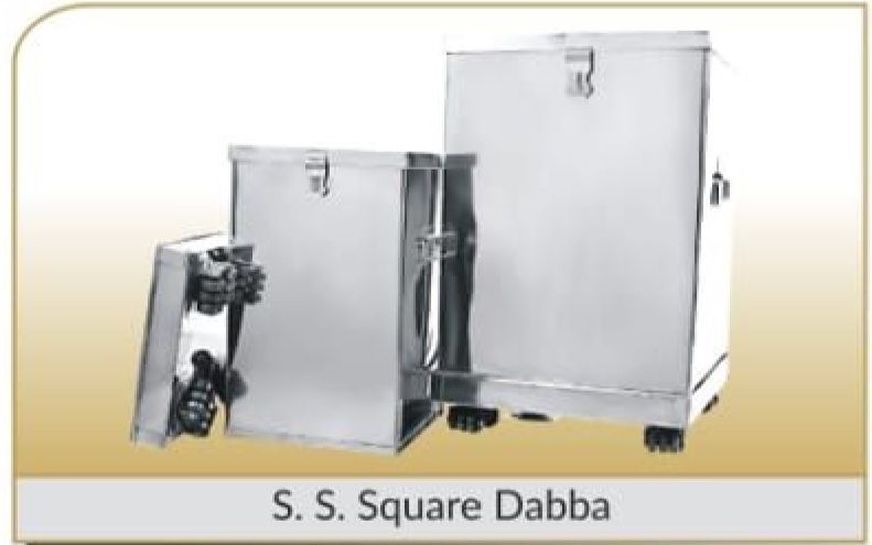 Storage Box SS Square Commercial