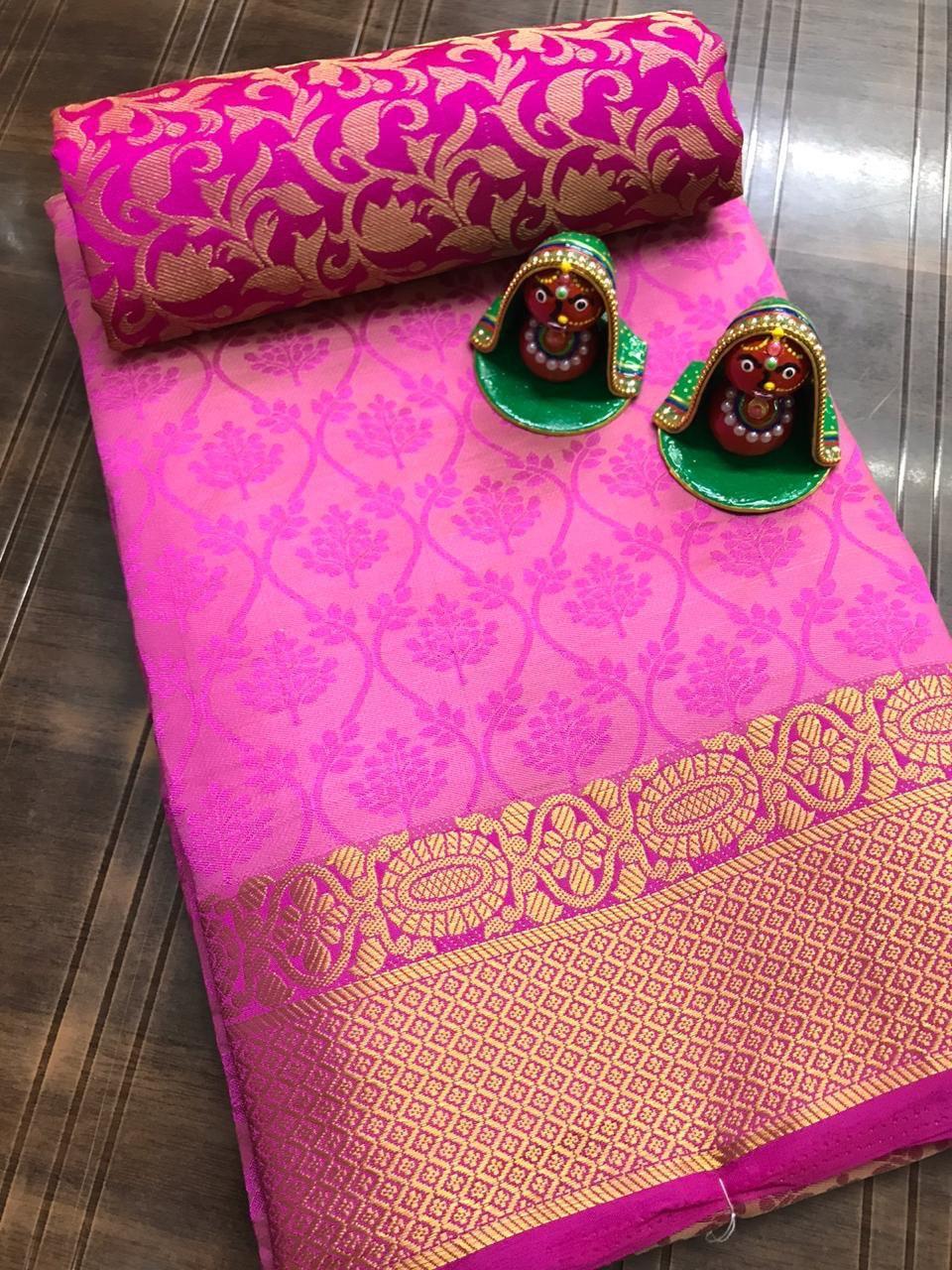 Tusser silk saree