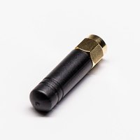 GPRS Small Pepper Antenna SMA Connector Male Black With Golden Pin