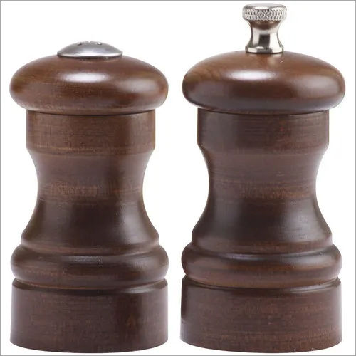 Solid Wooden Premium Salt and Pepper Mill Grinder Set