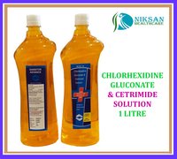 Chlorhexidine Gluconate & Cetrimide Solution - 1 Litre Plastic Bottle | Advanced Hand Disinfectant, Highly Effective Against Bacteria, Fungi, Viruses Including Covid-19, Suitable For All, Ideal For Hygiene