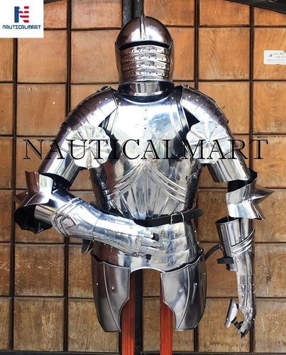 NAUTICALMART LARP German Maximillian Half Suit Halloween Armor Costume