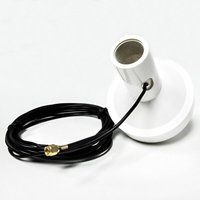 High Gain White GPS Antenna With SMA Connector 10dBi